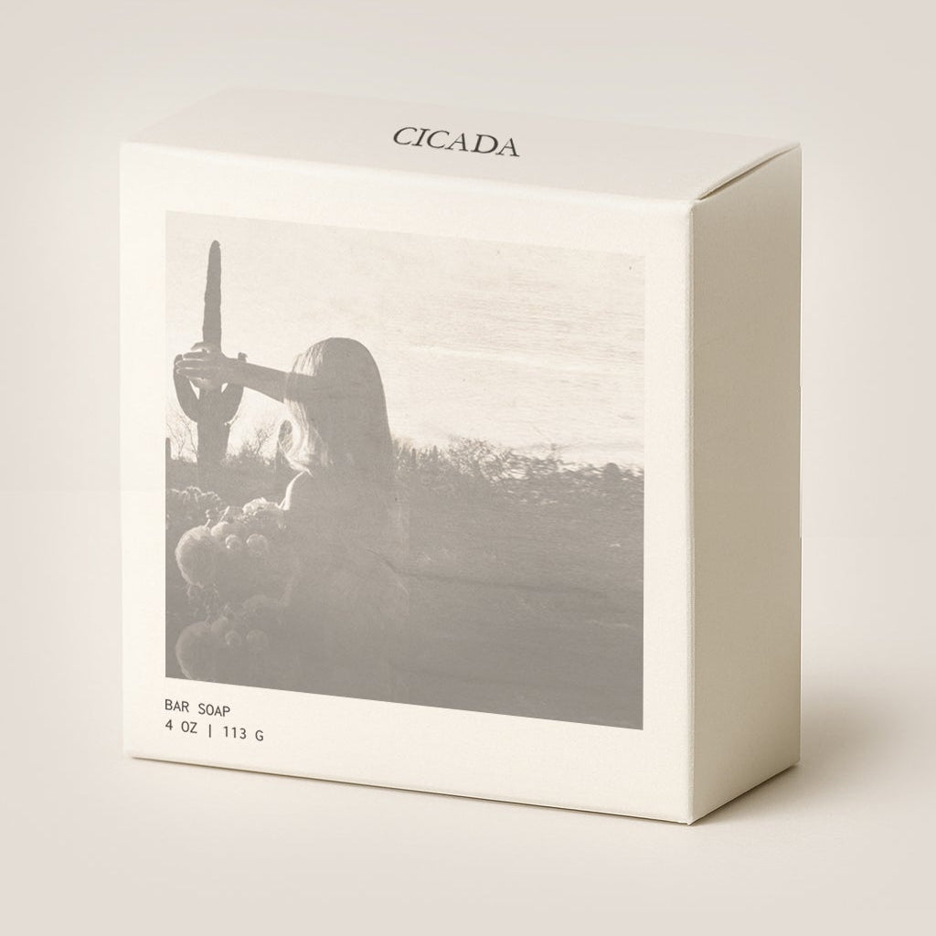 Product packaging with a black and white image of a person on a surfboard and the brand 'Cirada' visible.