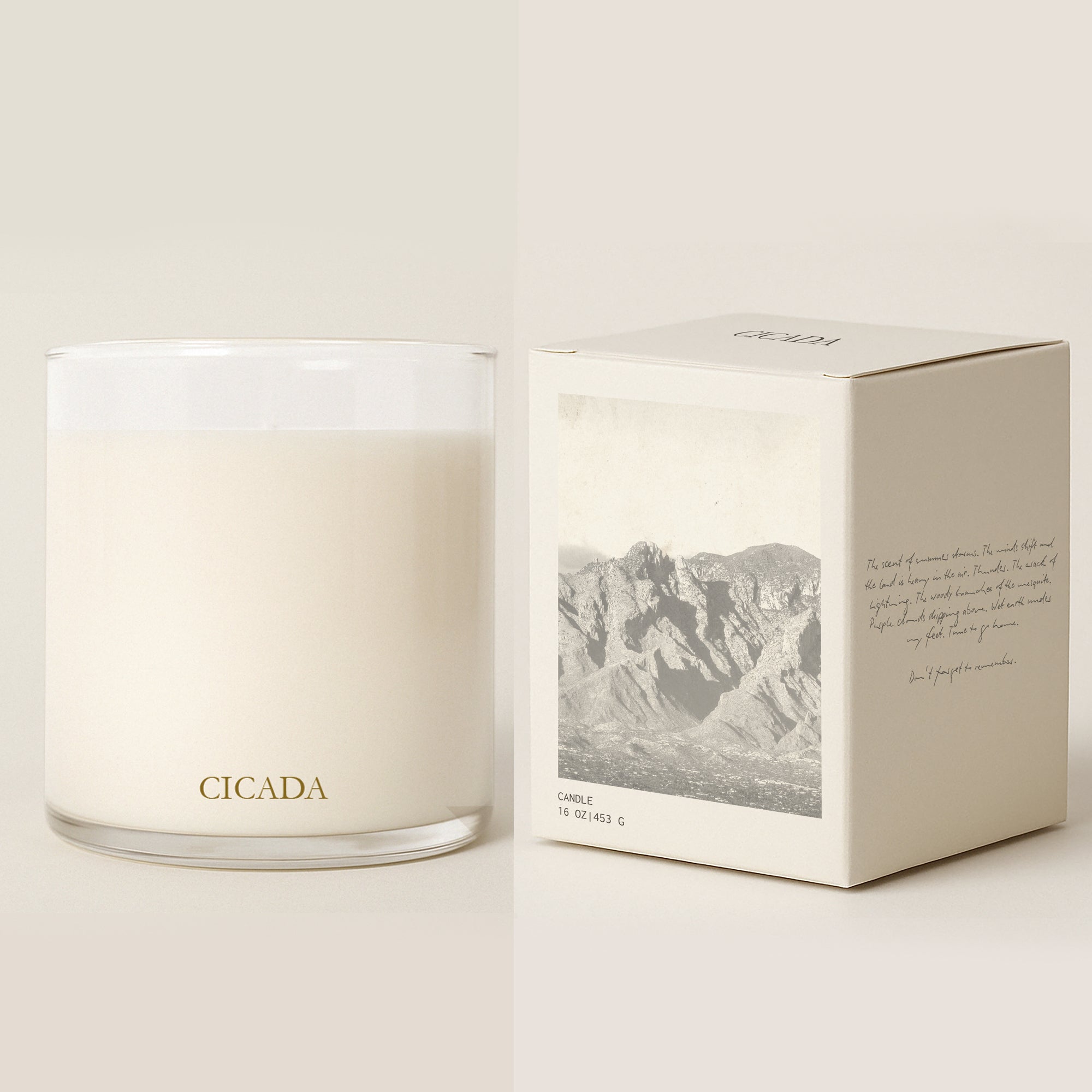 16 oz candle with No. 07 candle box
